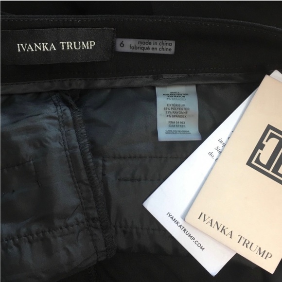 Ivanka Trump Black Pants size 6 - Picture 3 of 4